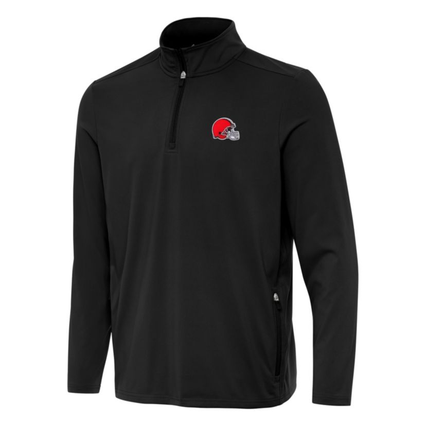 Antigua NFL Cleveland Browns Mens Perilous 1/4 Zip Pullover