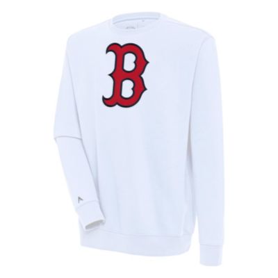 Antigua Men's Boston Red Sox MLB Boston Sox Victory Pullover Sweatshirt, White, 3XL