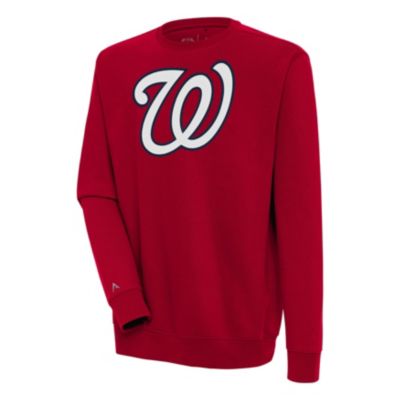 Antigua Men's MLB Washington Nationals Victory Pullover Sweatshirt, Red, 2XL