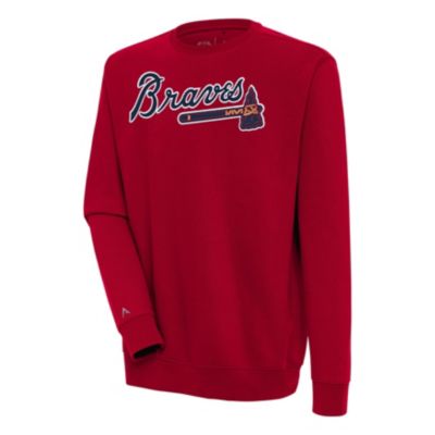 Antigua Men's MLB Atlanta Braves Victory Pullover Sweatshirt
