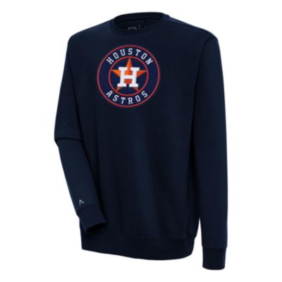 Antigua Men's MLB Houston Astros Victory Pullover Sweatshirt, Navy Blue, Medium