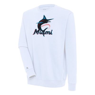 Antigua Men's MLB Miami Marlins Victory Pullover Sweatshirt