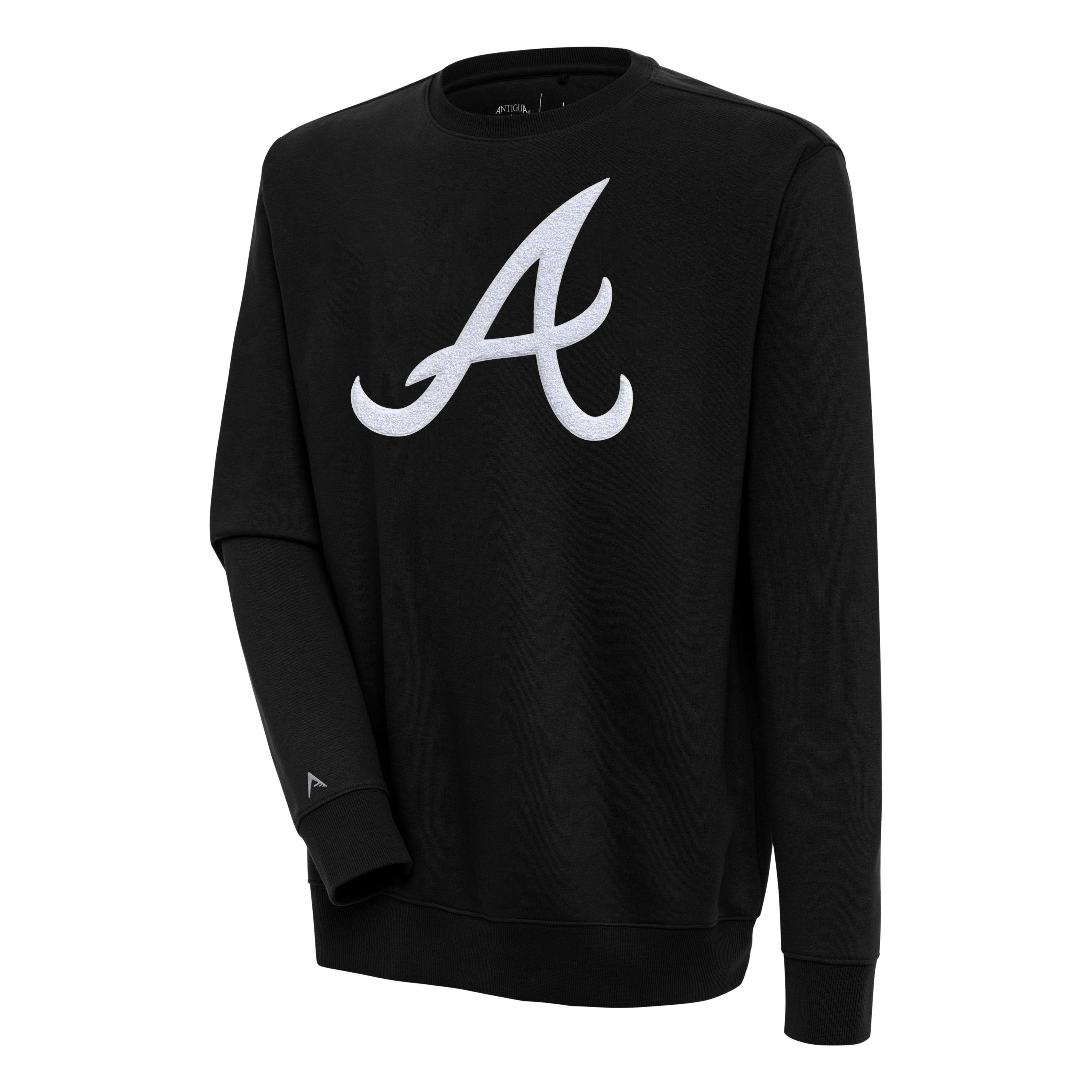 Antigua MLB Atlanta Braves (Chenille) Mens Victory Crew