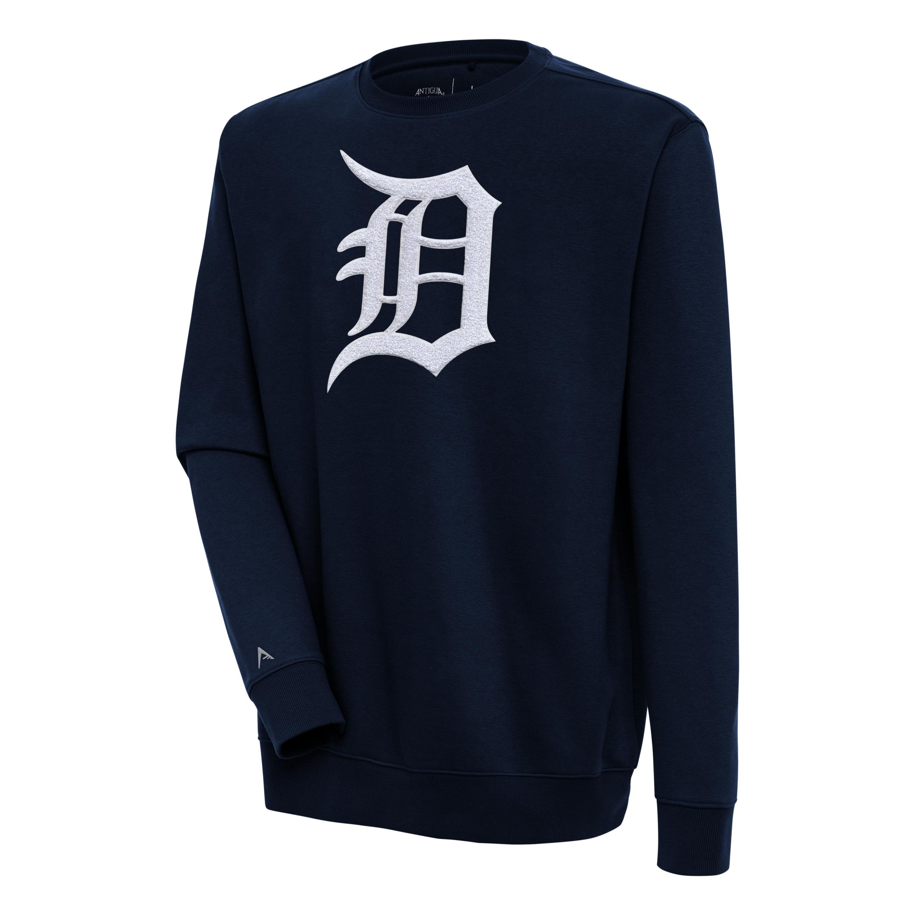 Antigua MLB Detroit Tigers (Chenille) Mens Victory Crew