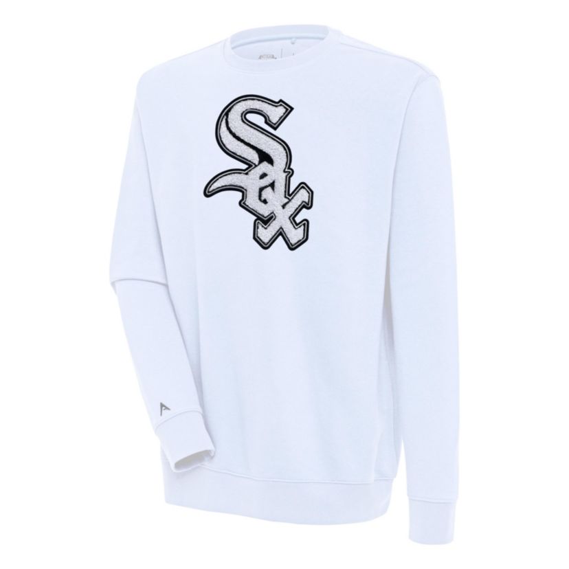 Antigua MLB Chicago White Sox (Chenille) Mens Victory Crew