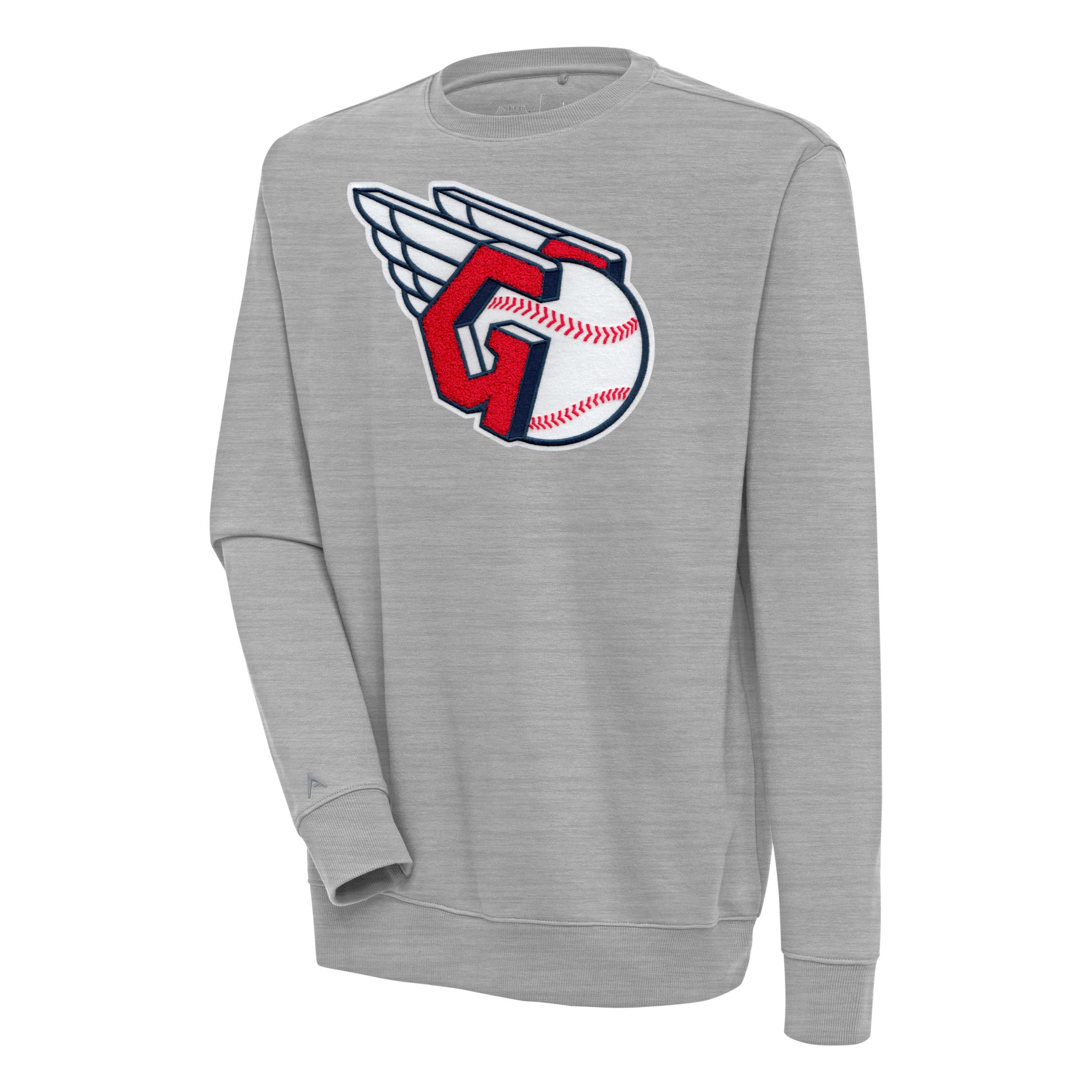 Antigua MLB Cleveland Guardians (Chenille) Mens Victory Crew