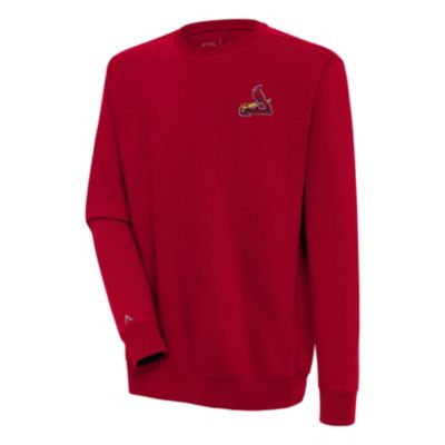 Antigua Men's MLB St. Louis Cardinals Victory Pullover Sweatshirt, Red, 2XL