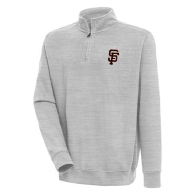 Antigua Men's MLB San Francisco Giants Victory Quarter-Zip Pullover Top