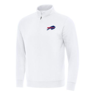 Antigua NFL Buffalo Bills Men's Victory 1/4 Zip Mock Pullover