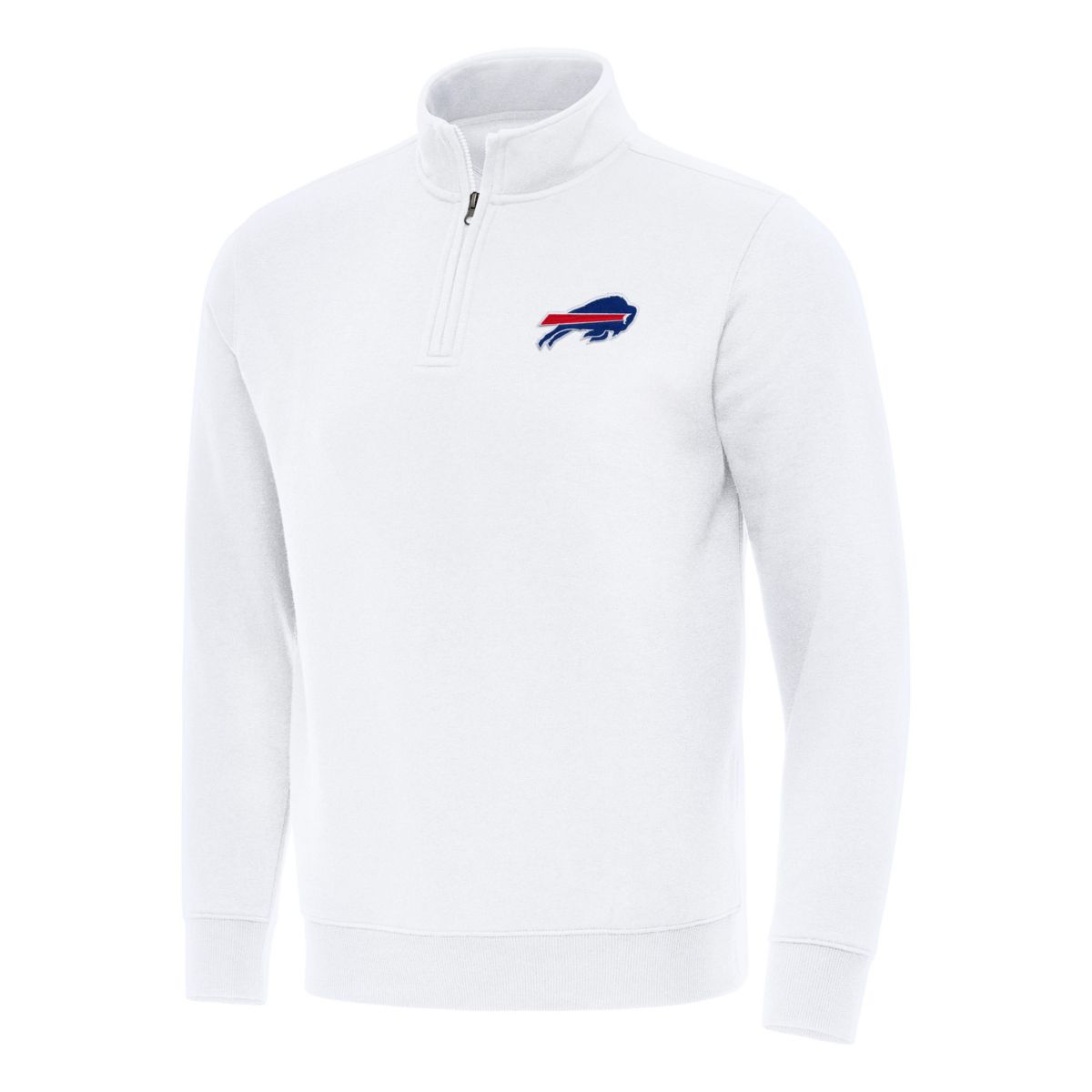Antigua NFL Buffalo Bills Mens Victory 1/4 Zip Mock Pullover