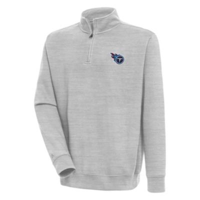 Antigua NFL Tennessee Titans Men's Victory 1/4 Zip Mock Pullover