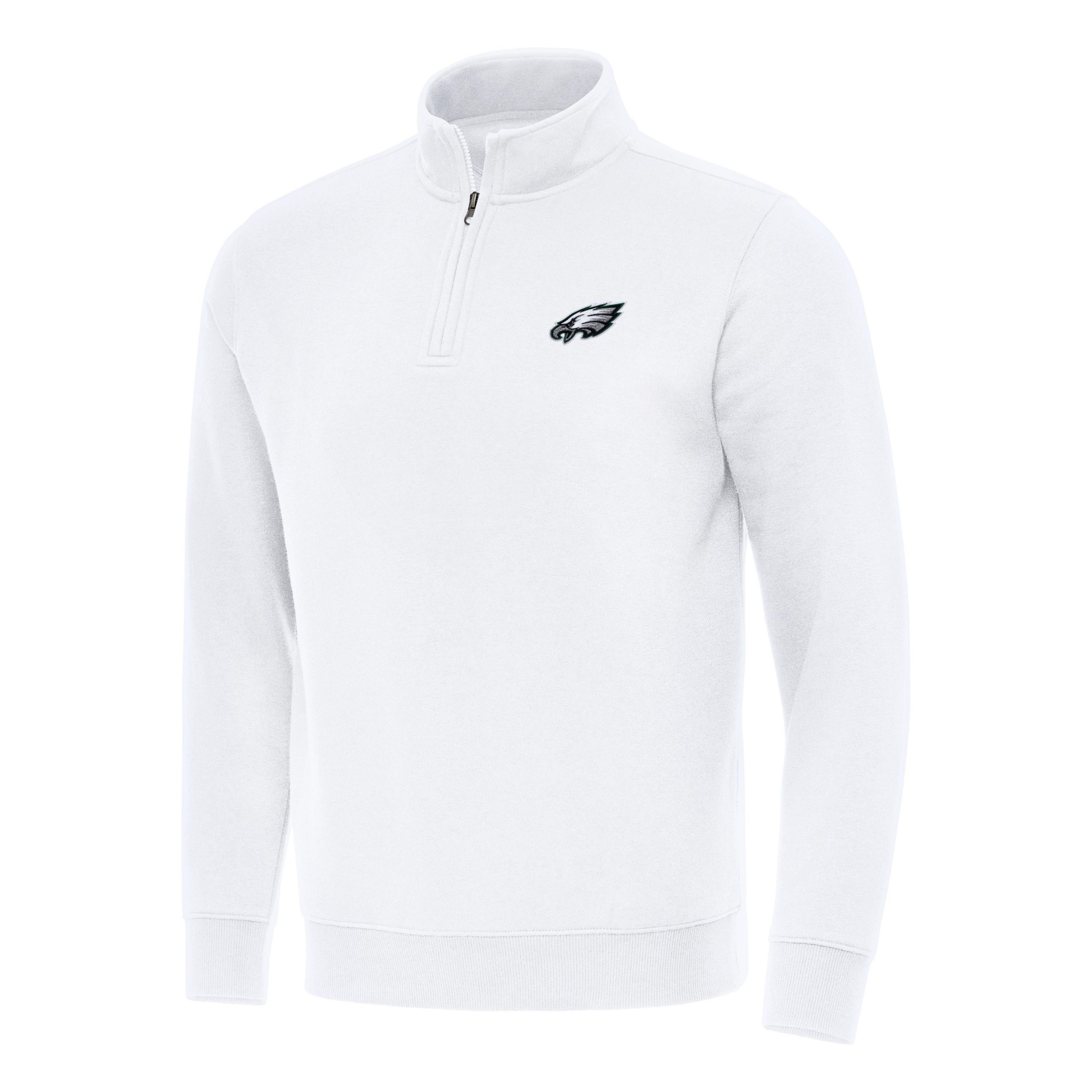 Antigua NFL Philadelphia Eagles Mens Victory 1/4 Zip Mock Pullover
