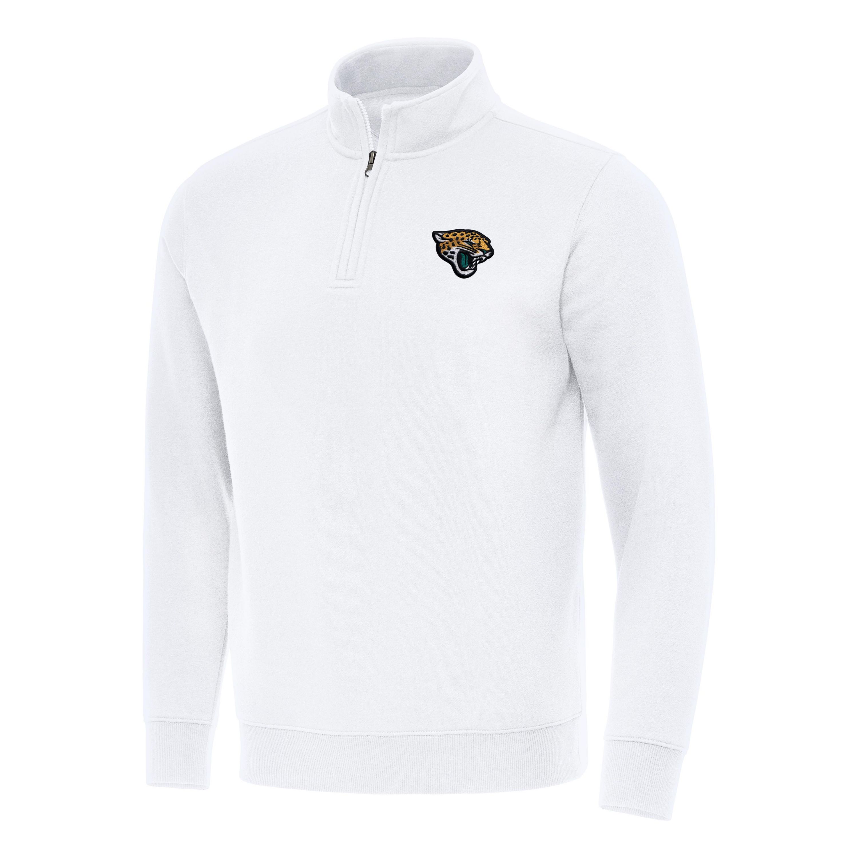 Antigua NFL Jacksonville Jaguars Mens Victory 1/4 Zip Mock Pullover