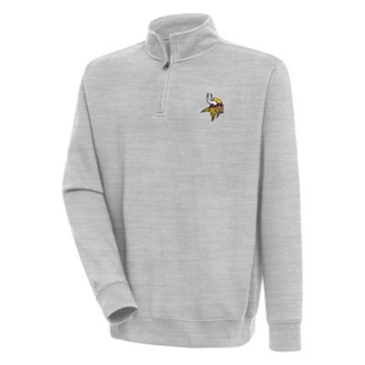 Antigua NFL Minnesota Vikings Men's Victory 1/4 Zip Mock Pullover