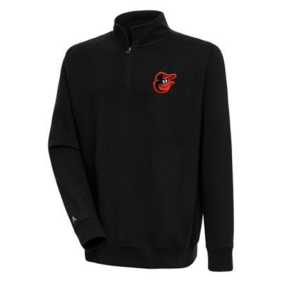 Antigua Men's MLB Baltimore Orioles Victory Quarter-Zip Pullover Top