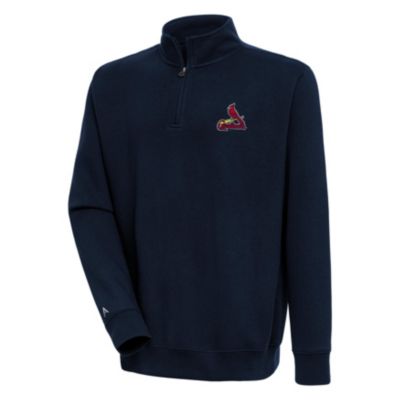 Antigua Men's MLB St. Louis Cardinals Victory Quarter-Zip Pullover Top