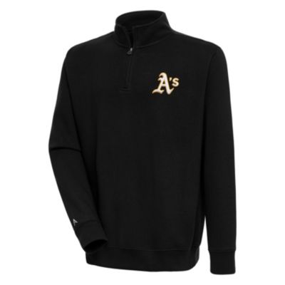 Antigua Men's Oakland Athletics MLB Athletics Victory Quarter-Zip Pullover Top