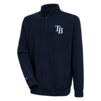 Antigua Men's MLB Tampa Bay Rays Victory Quarter-Zip Pullover Top