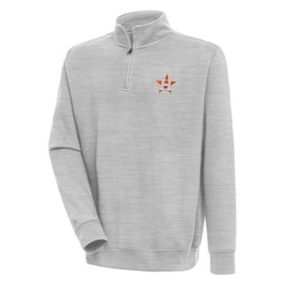 Antigua Men's MLB Houston Astros Victory Quarter-Zip Pullover Top