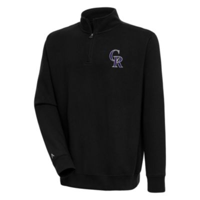 Antigua Men's MLB Colorado Rockies Victory Quarter-Zip Pullover Top