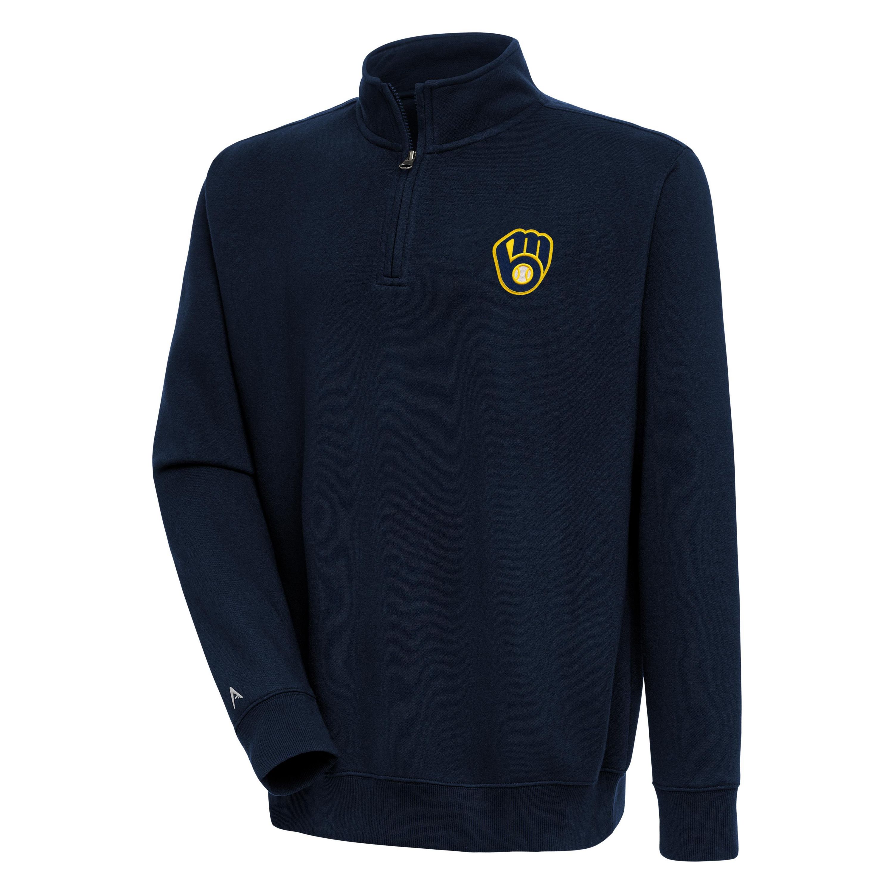 MLB Milwaukee Brewers Victory Quarter-Zip Pullover Top