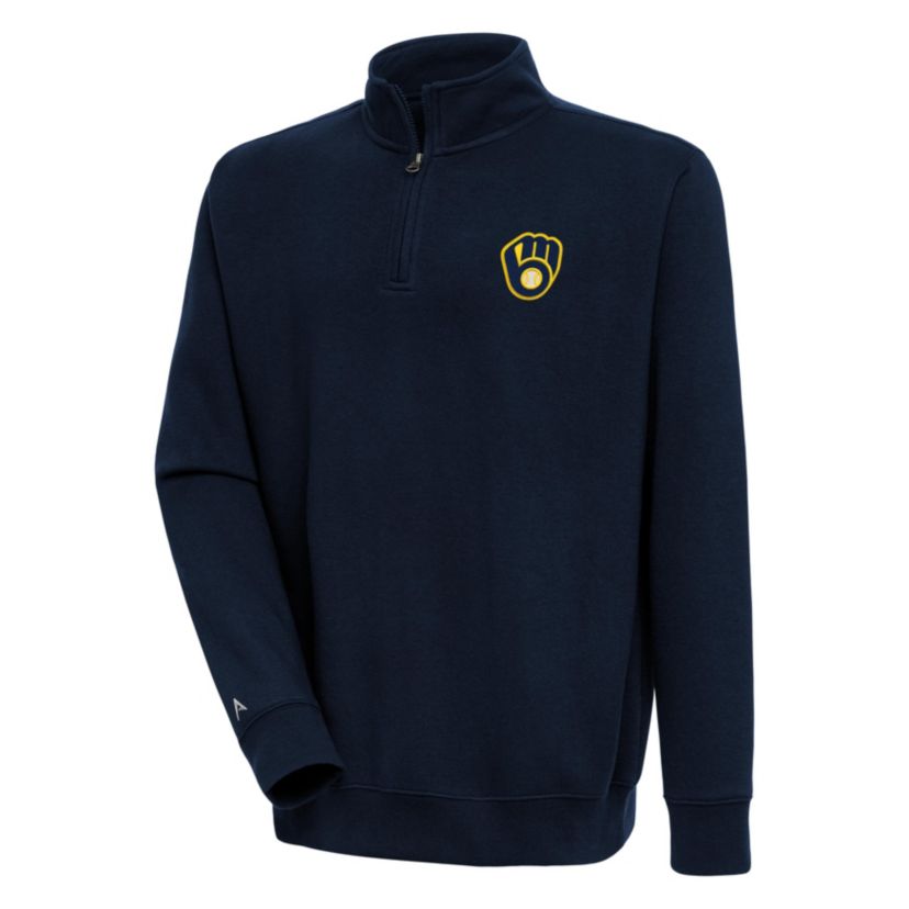 MLB Milwaukee Brewers Victory Quarter-Zip Pullover Top