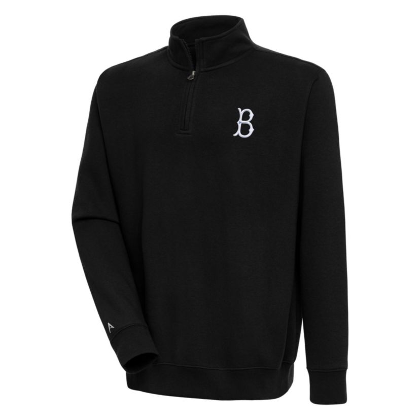 MLB Brooklyn Dodgers Mens Victory 1/4 Zip Mock Pullover