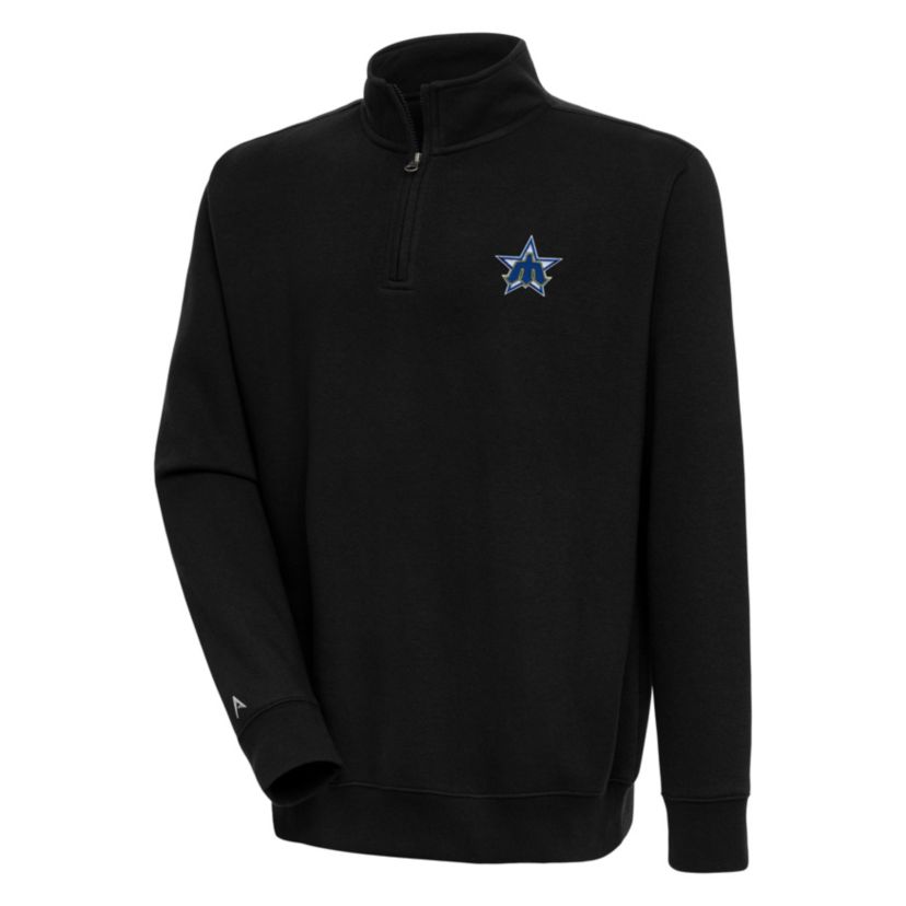 MLB Seattle Mariners Mens Victory 1/4 Zip Mock Pullover