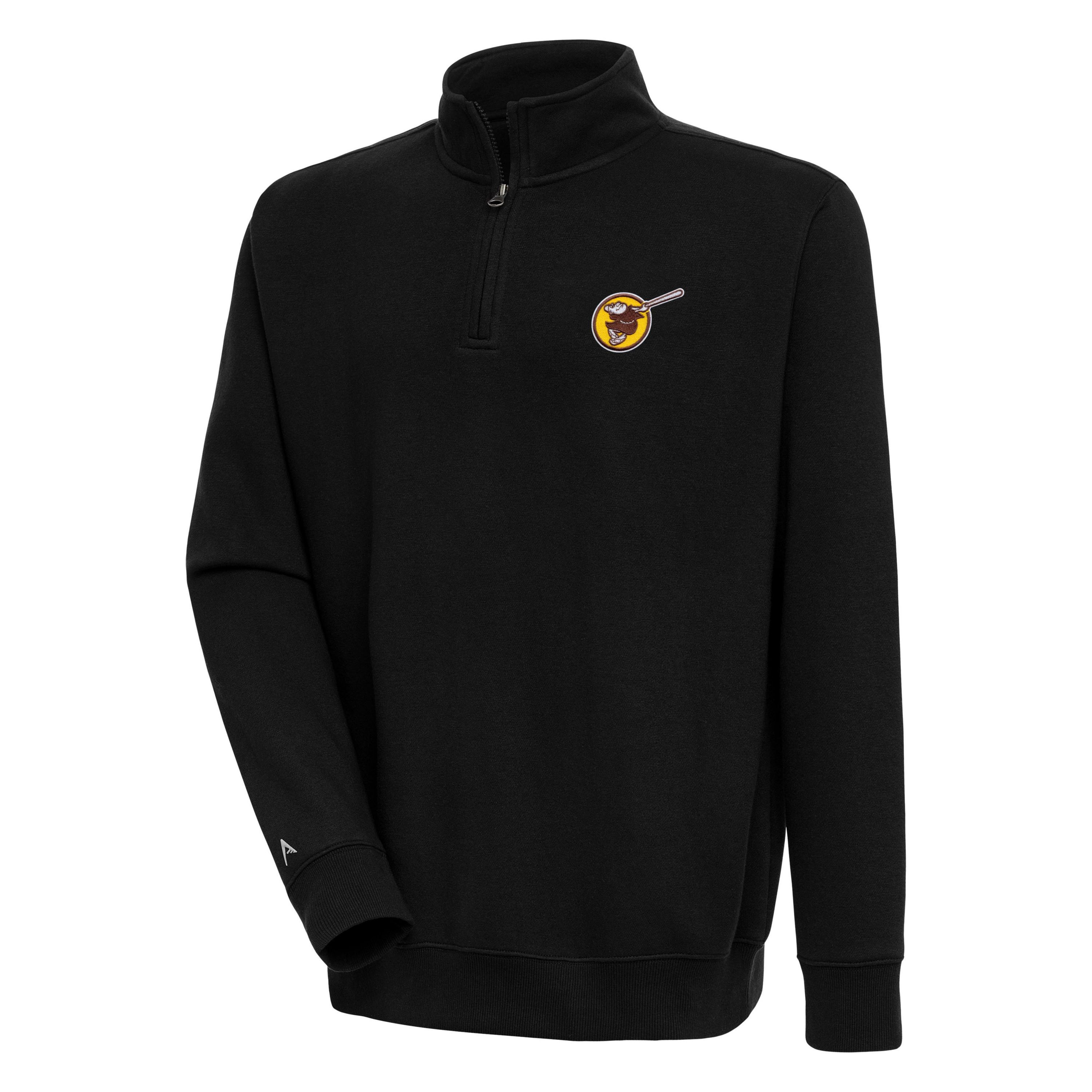 MLB San Diego Padres Mens Victory 1/4 Zip Mock Pullover
