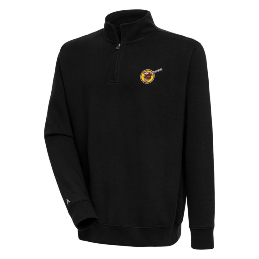 MLB San Diego Padres Mens Victory 1/4 Zip Mock Pullover