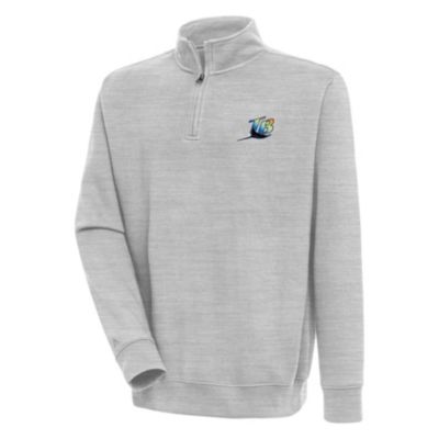 Antigua MLB Tampa Bay Rays Men's Victory 1/4 Zip Mock Pullover