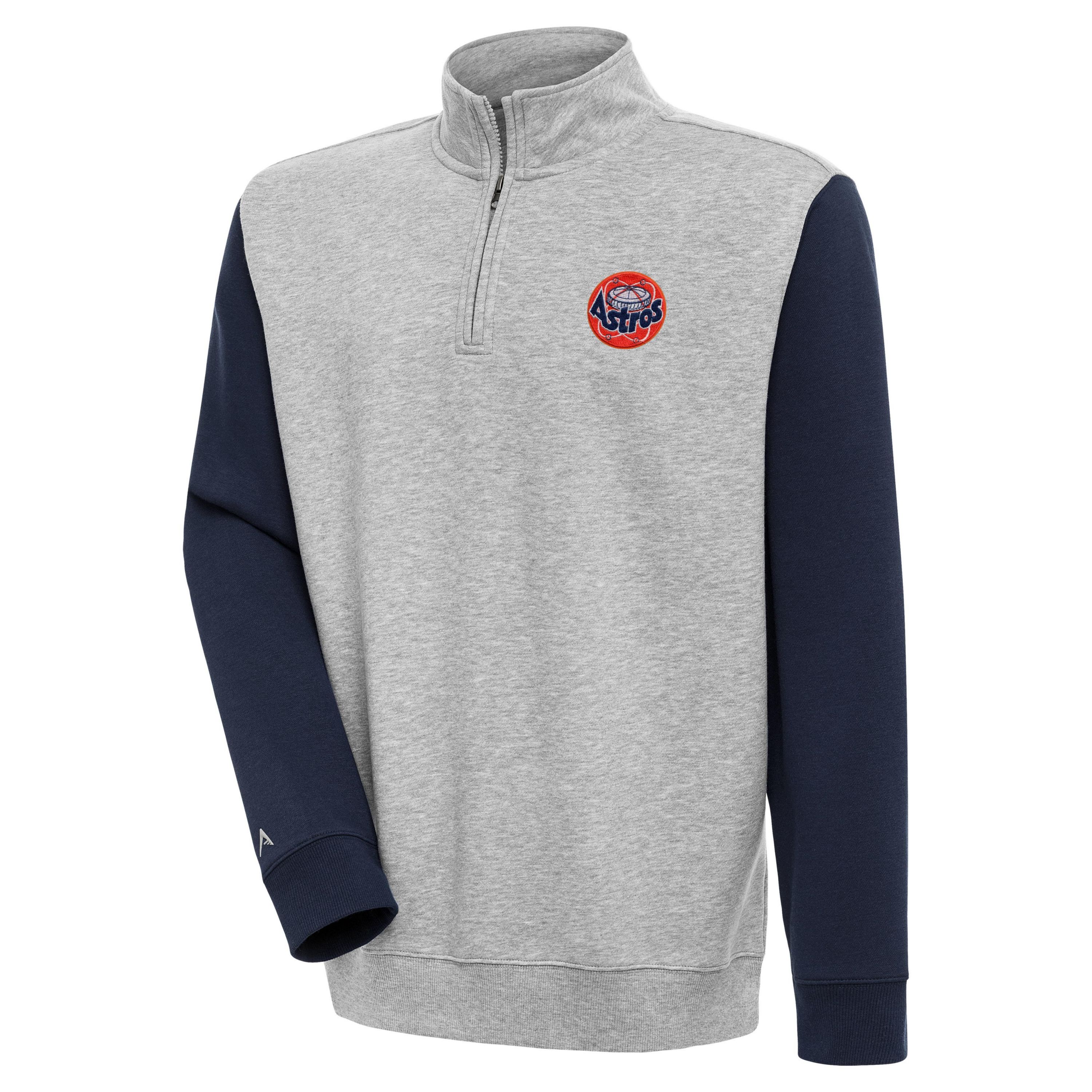 MLB Houston Astros Mens Victory CB 1/4 Zip Mock Pullover