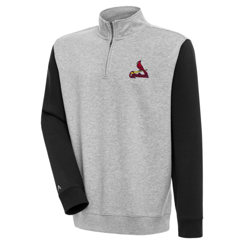 MLB St. Louis Cardinals Victory Colorblock Quarter-Zip Pullover Top