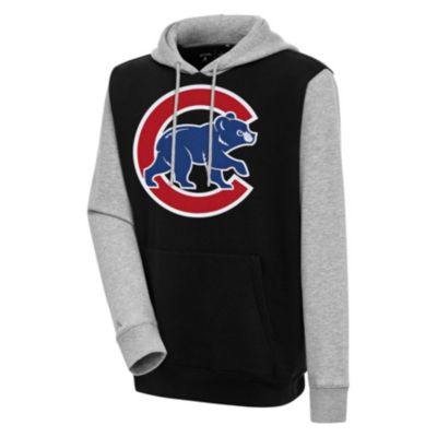 Antigua MLB Chicago Cubs Walking Bear Men's Victory Crew, White, Medium, Cotton