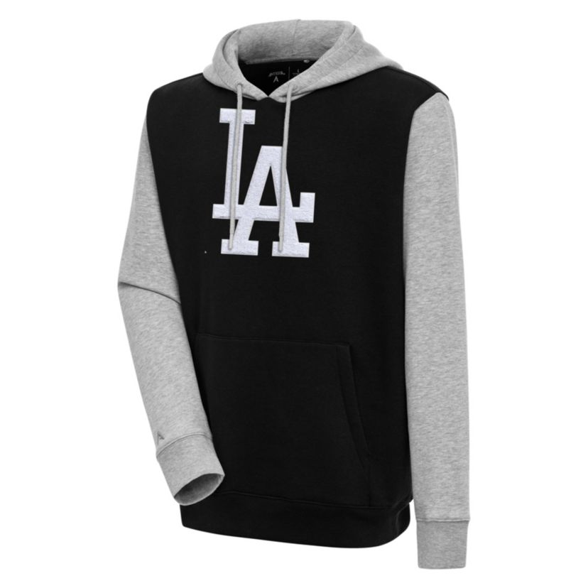 Antigua MLB Los Angeles Dodgers (Chenille) Mens Victory CB Pullover Hoodie