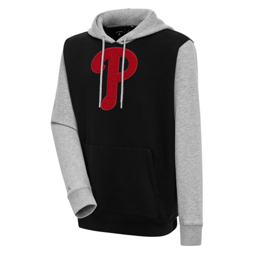 Antigua MLB Philadelphia Phillies (Chenille) Mens Victory CB Pullover Hoodie
