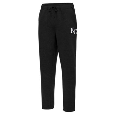 Antigua Men's MLB Heather Kansas City Royals Victory Jogger Pants, Black, XL