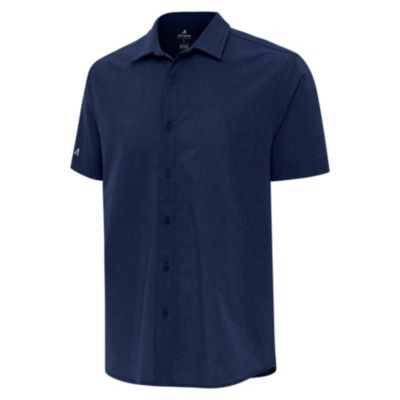 Antigua BLANK Men's Activate SS Woven, Navy Blue, XL