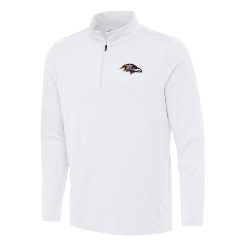 Antigua NFL Baltimore Ravens Mens Reprocess 1/4 Zip Pullover