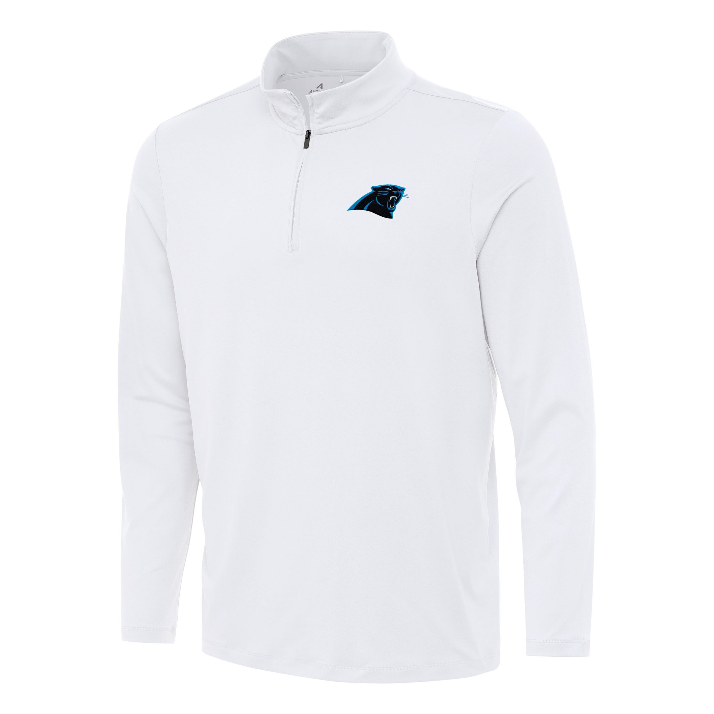 Antigua NFL Carolina Panthers Mens Reprocess 1/4 Zip Pullover
