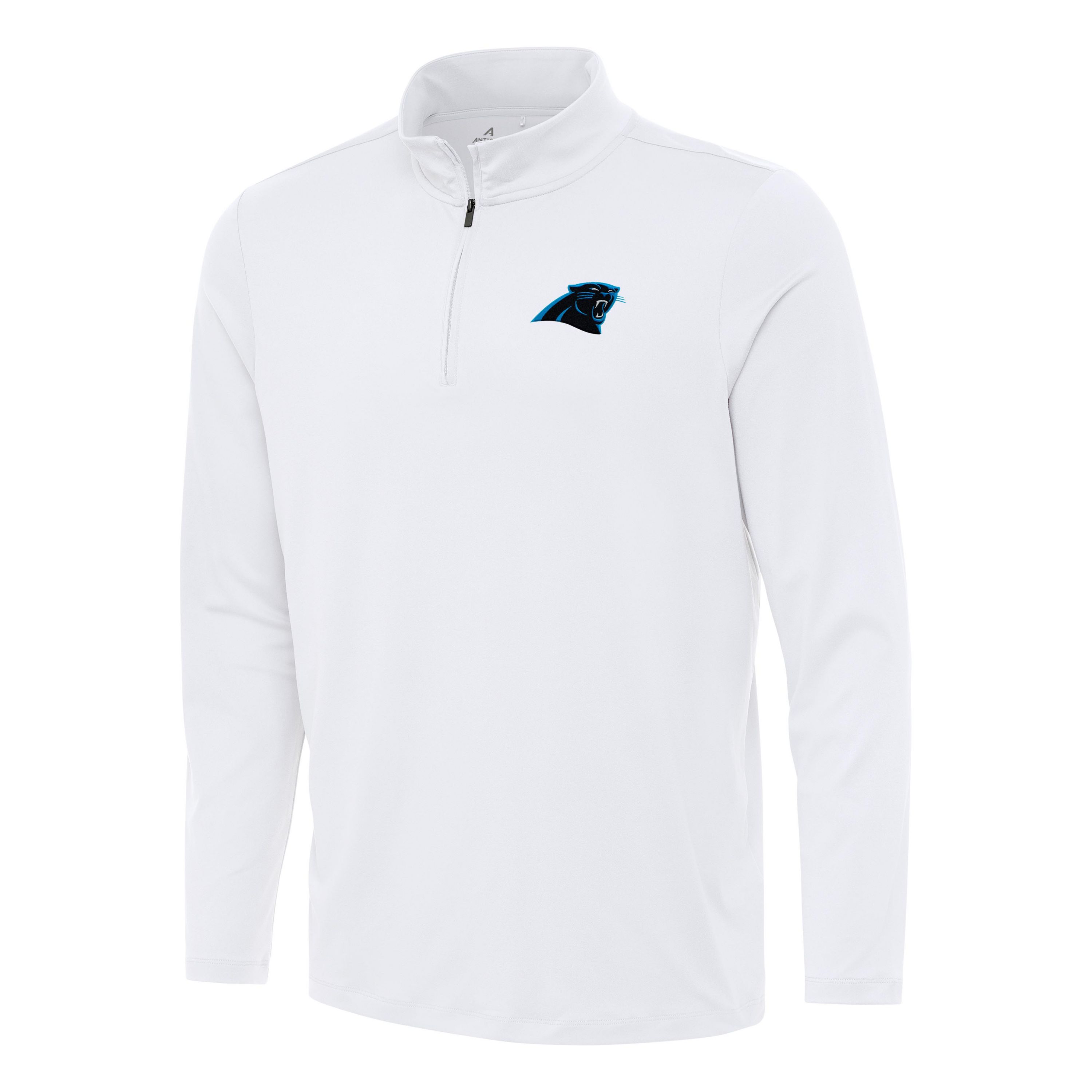Antigua NFL Carolina Panthers Mens Reprocess 1/4 Zip Pullover