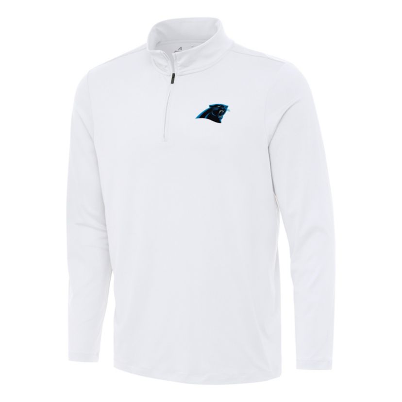 Antigua NFL Carolina Panthers Mens Reprocess 1/4 Zip Pullover