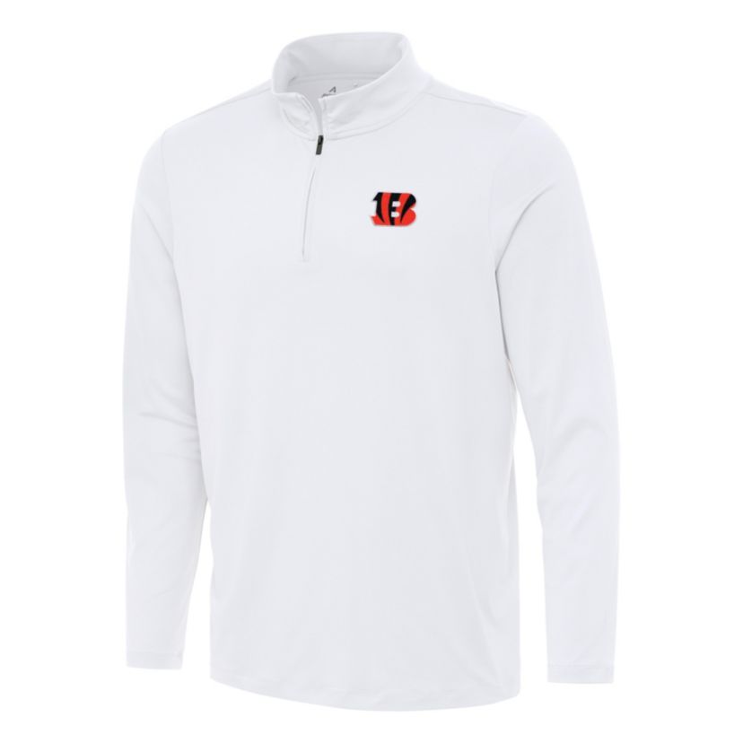Antigua NFL Cincinnati Bengals Mens Reprocess 1/4 Zip Pullover