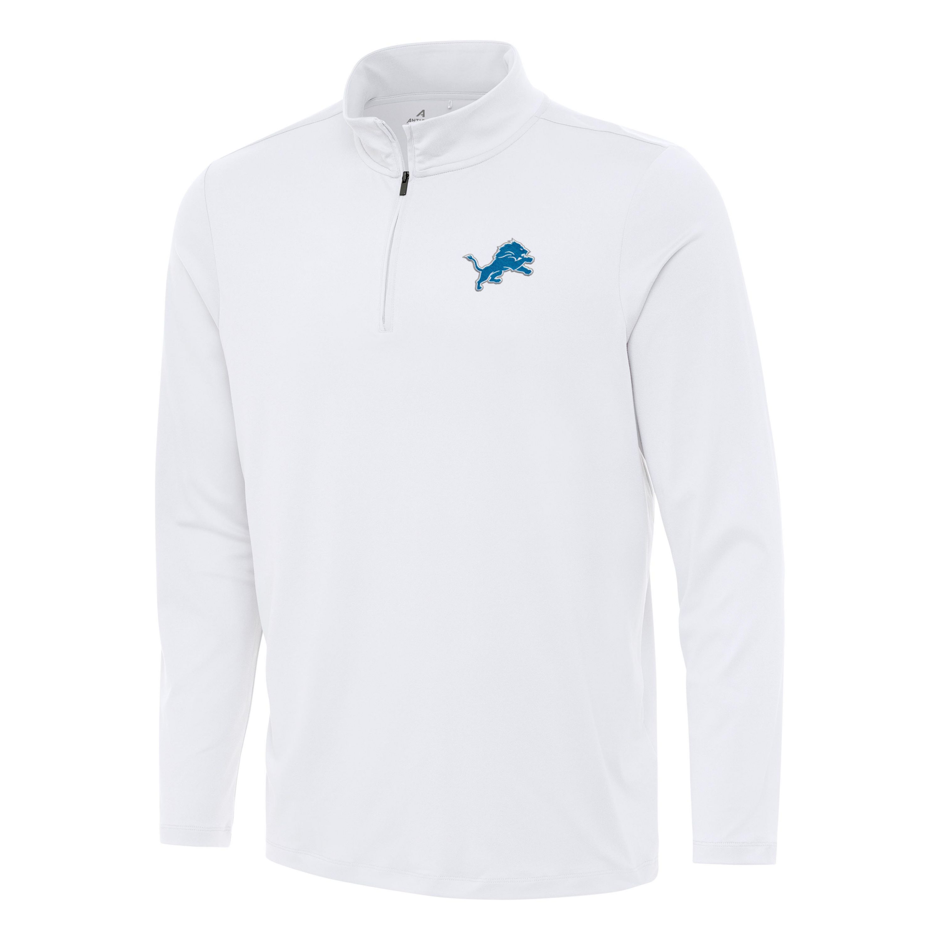 Antigua NFL Detroit Lions Mens Reprocess 1/4 Zip Pullover