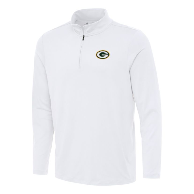 Antigua NFL Green Bay Packers Mens Reprocess 1/4 Zip Pullover