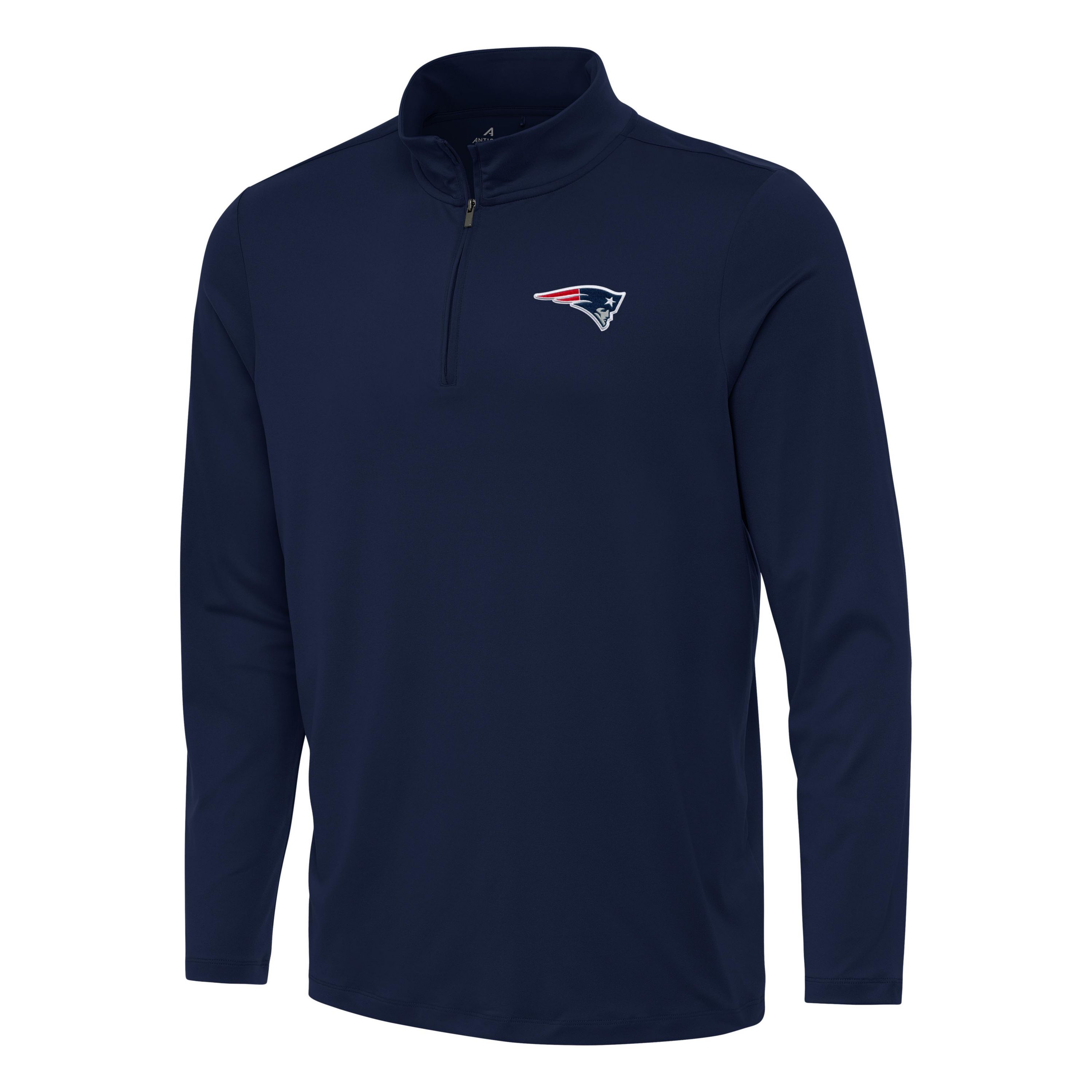 Antigua NFL New England Patriots Mens Reprocess 1/4 Zip Pullover