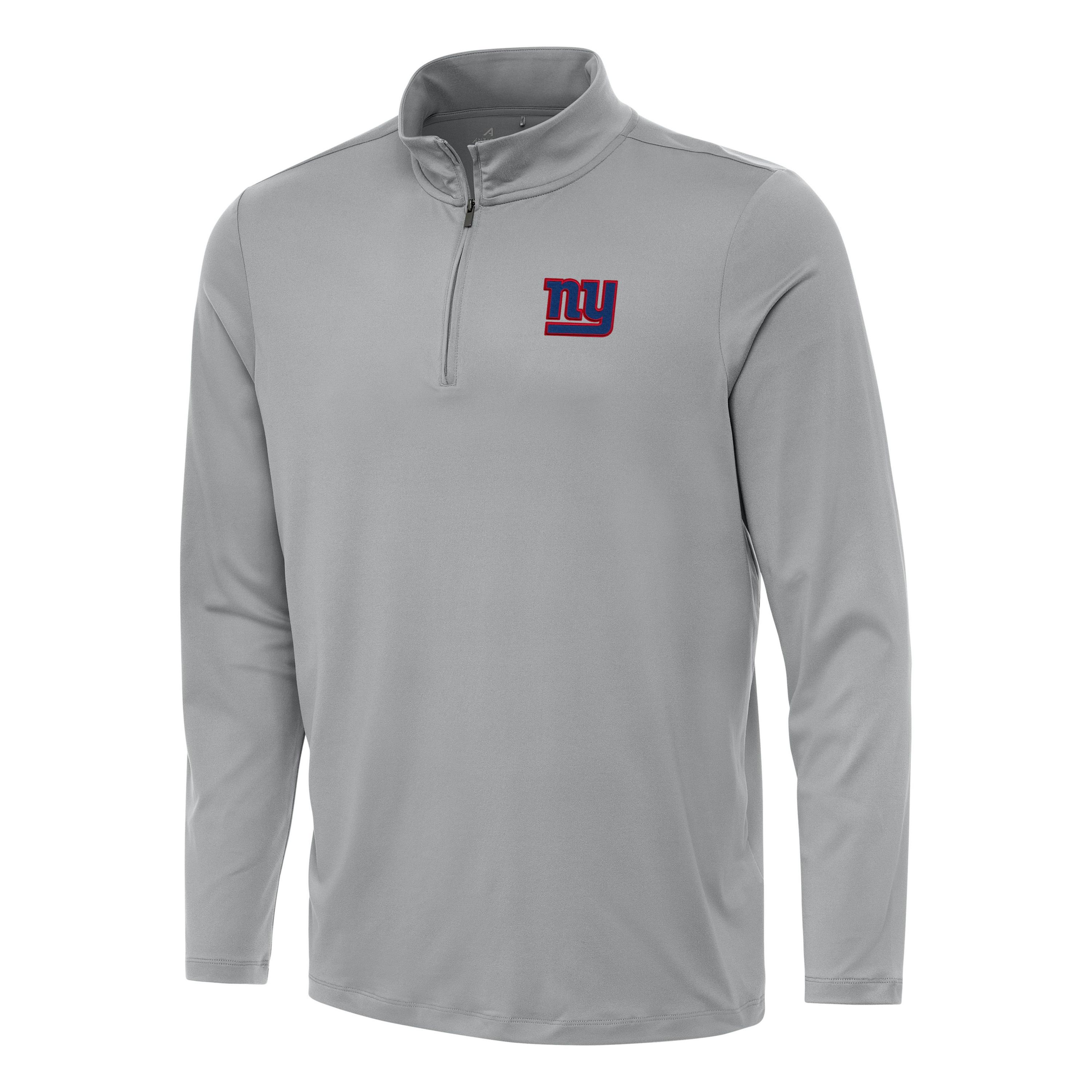 Antigua NFL New York Giants Mens Reprocess 1/4 Zip Pullover