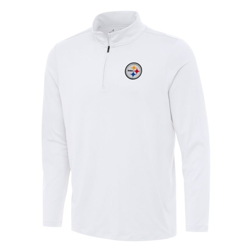 Antigua NFL Pittsburgh Steelers Mens Reprocess 1/4 Zip Pullover