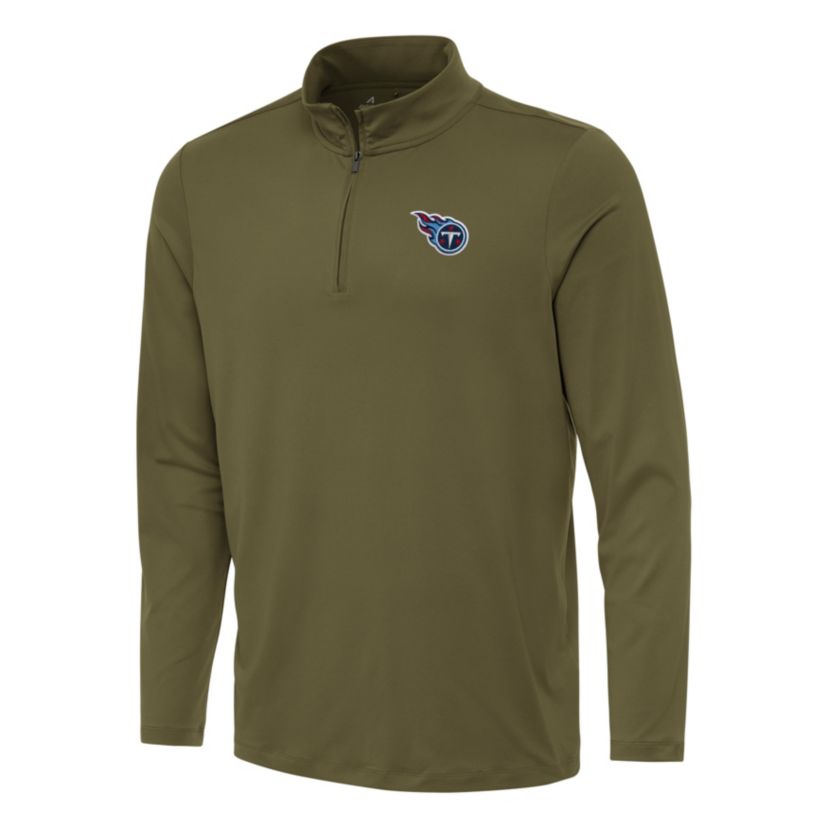 Antigua NFL Tennessee Titans Mens Reprocess 1/4 Zip Pullover