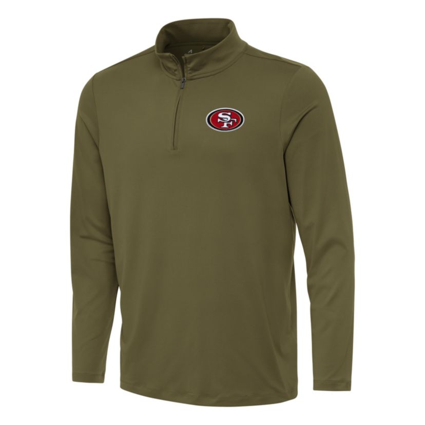 Antigua NFL San Francisco 49ers Mens Reprocess 1/4 Zip Pullover